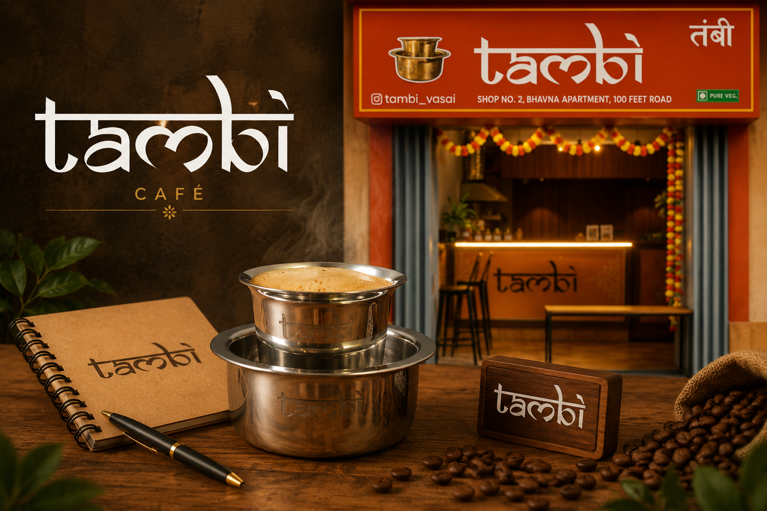 coffee shope in vasai | tambi